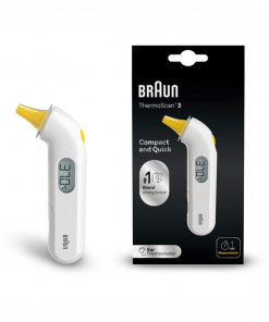 ميزان حرارة ترموميتر للاذن من براون-Braun IRT3030EE ThermoScan 3 Infrared Ear