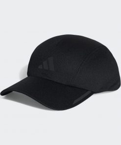 adidas Running AEROREADY Four-Panel Mesh Cap - Black