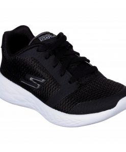 BOYS' GORUN 600 - ZEETON حذاء سكيتشرز لون اسود نعل ابيض