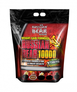 Russian Bear Nutrition Weight Gain Formula Russian Bear 10000 XTREAM Chocolate