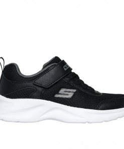 Skechers Kid's Dynamatic Shoes - حذاء سكيتشرز ديناميت للأطفال لون أسود ونعل أسود