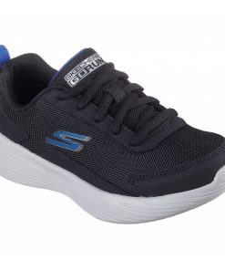 Skechers Kids' GOrun 400 V2 - Trarvo Shoes - حذاء سكيتشرز جور رن 400 في 2- ترارفو للأطفال لون أسود ونعل أبيض