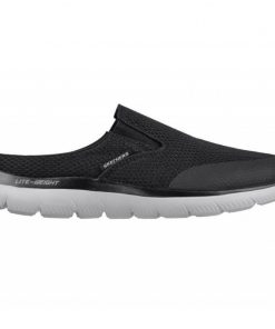 Skechers Men's Summits - Vindicator Shoes - حذاء سكيتشرز سميتس - فينديكاتور للرجال لون أسود ونعل ابيض