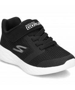 حذاء سكيتشرز جو رن 600 - روكسلو للأطفال لون أسود وابيض - Skechers Kid's GO RUN 600 - Roxlo Shoes