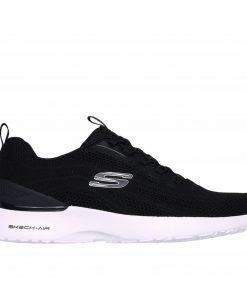حذاء سكيتشرز سكيتش-اير ديناميت للرجال لون أسود ونعل أبيض- Skechers Men's Skech-Air Dynamight Shoes
