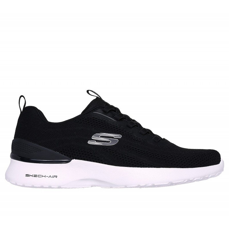 حذاء سكيتشرز سكيتش-اير ديناميت للرجال لون أسود ونعل أبيض- Skechers Men's Skech-Air Dynamight Shoes