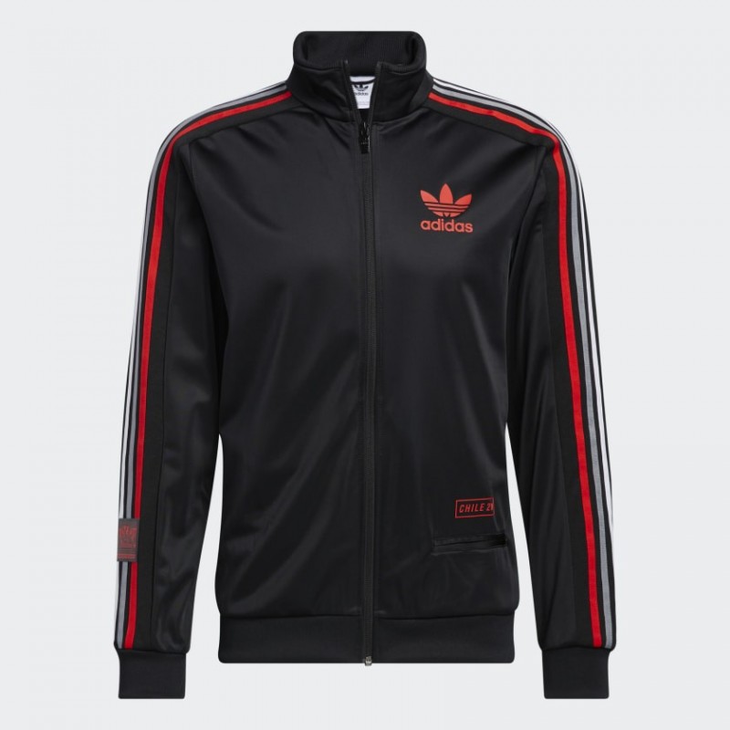 adidas Long Sleeve Zip Up Chile 20 Black