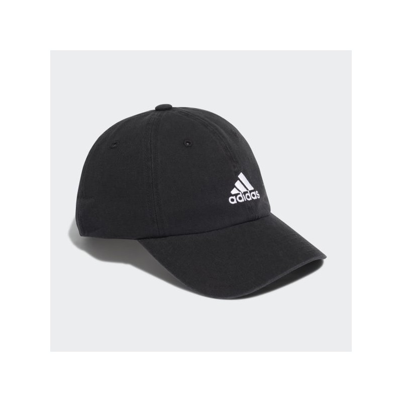 Adidas Unisex' Cotton Adjustable Dad Cap- طاقية اديداس قطن ادجستابل داد للجنسين لون أسود
