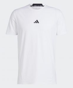 adidas Men's Designed for Training Workout Tee-White