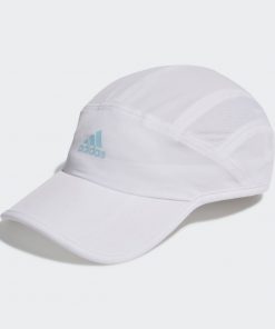 adidas Unisex' Runner AEROREADY Supernova Cap - White- طاقية اديداس رانر اروريدي سوبر نوفا للجنسين لون ابيض