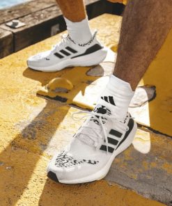 جوارب اديداس اكس سوبر نوفا للجنسين (زوج واحد) لون أبيض-adidas Unisex Running x Supernova Quarter Performance Socks