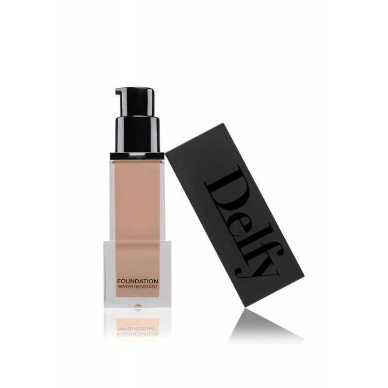 delfy foundation cappuccino 10كريم اساس يدوم طويلا ومقاوم للماء 35مل
