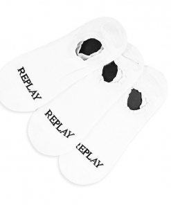 Replay Mens' Ballerina 3PP Socks - White