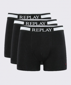 Replay Mens' R047 3PP Boxer - Black