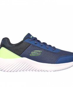 Skechers Kid's Bounder Shoes -حذاء سكيتشرز باوندر للأطفال لون كحلي ونعل أبيض