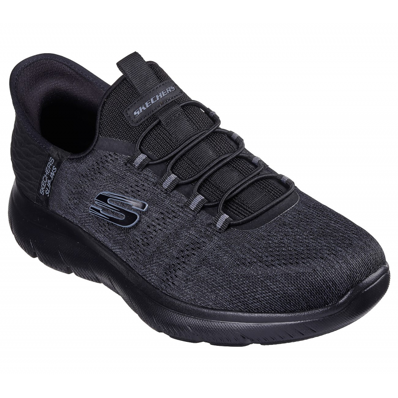 Skechers Men's Slip-ins: Summits - Key Pace Shoes - حذاء سكيتشرز سليب انس: سميتس - كيه بيس للرجال لون أسود