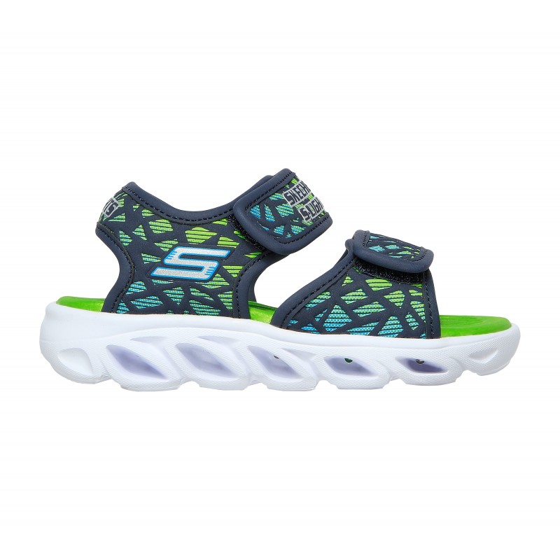Skechers Kids' S Lights: Hypno-Splash Sun Sonic Shoes - حذاء سكيتشرز هايبنو سبلاش صن سونيك للأطفال لون أزرق