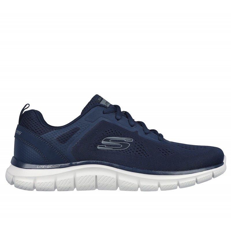 Skechers Men's Track – Broader Shoes - حذاء سكيتشرز تراك- برودر للرجال لون كحلي