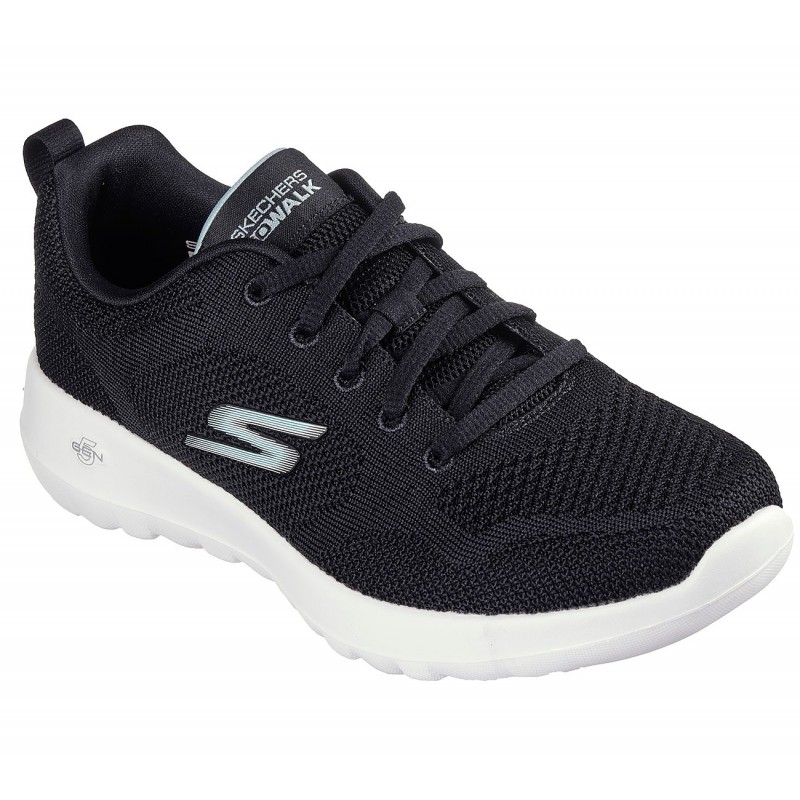 Skechers Women's GO WALK Joy - Violet Shoes - حذاء سكيتشرز جو ووك جوي للنساء لون اسود ونعل أبيض