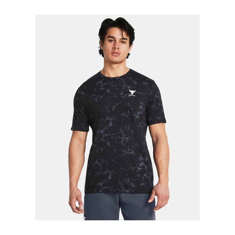 Under Armour Men's UA Rock Payoff Printed Graphic T-shirt-تيشيرت اندر ارمور روك باي اوف برينتيد للرجال لون اسود