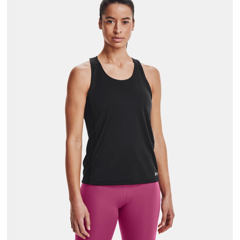 Under Armour Women's Fly-By Tank - تيشيرت تانك أندر آرمر فلاي-باي بلا أكمام للنساء لون أسود