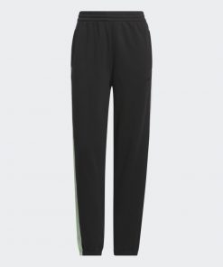 بنطلون اديداس كوفد تاب للنساء لون أسود-adidas Womens' Cuffed Tape Joggers - Black