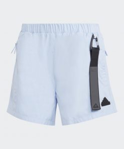 شورت اديداس سيتي اسكيب للنساء لون أزرق- adidas Womens' City Escape Shorts - Blue