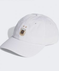 adidas Unisex Argentina Dad Cap  - طاقية اديداس الرسمية للمنتخب الأرجنتيني للجنسين لون أبيض