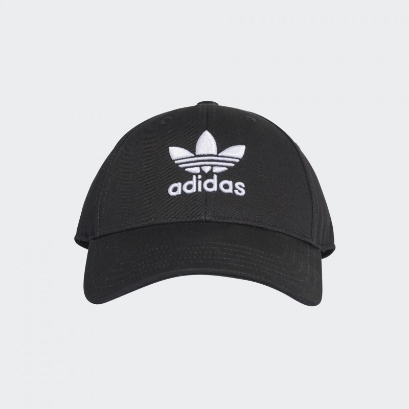 adidas Unisex Trefoil Baseball Cap  - طاقية اديداس تري فويل بيسبول للجنسين لون أسود