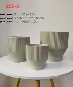 طقم قوار زراعة 3 قطع لون فستقي