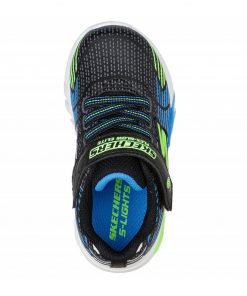 Skechers Kids' S Lights: Flex-Glow Elite Shoes - حذاء سكيتشرز فليكس جلو ايليت للأطفال لون أسود