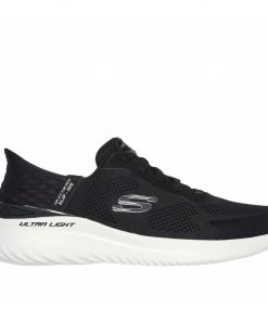 Skechers Men's Slip-ins: Bounder 2.0 - Emerged Shoes - حذاء سكيتشرز  سليب انس:باوندر 2.0 اميرجد للرجال لون أسود نعل أبيض