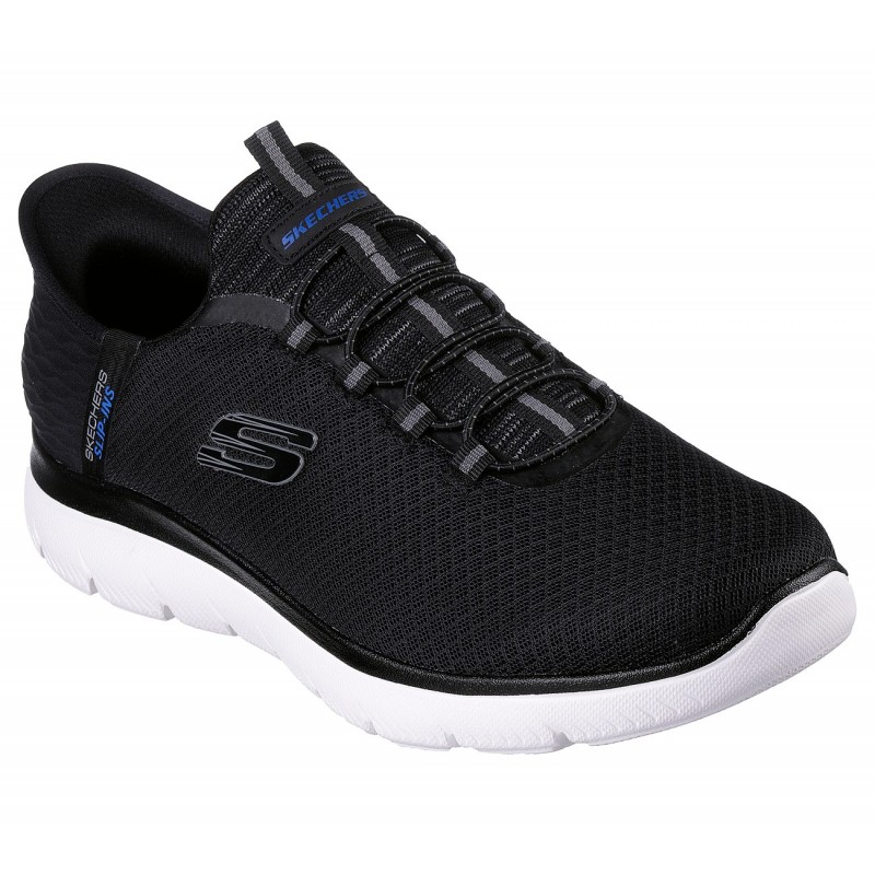 Skechers Men's Slip-ins: Summits - High Range Shoes - حذاء سكيتشرز سليب ان: سوميتس– هاي رينج للرجال لون أسود