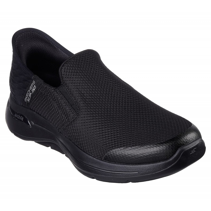 Skechers Men's Slip-ins: GO WALK Arch Fit - Hands Free Shoes - حذاء سكيتشرز ليب اون: جو ووك ارتش فيت هاند فري للرجال لون أسود