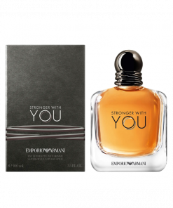عطر سترونجر ويذ يو من جورجيو أرماني للرجال سعة 100 مل - Emporio Armani Stronger With You EDT By Giorgio Armani 100ml